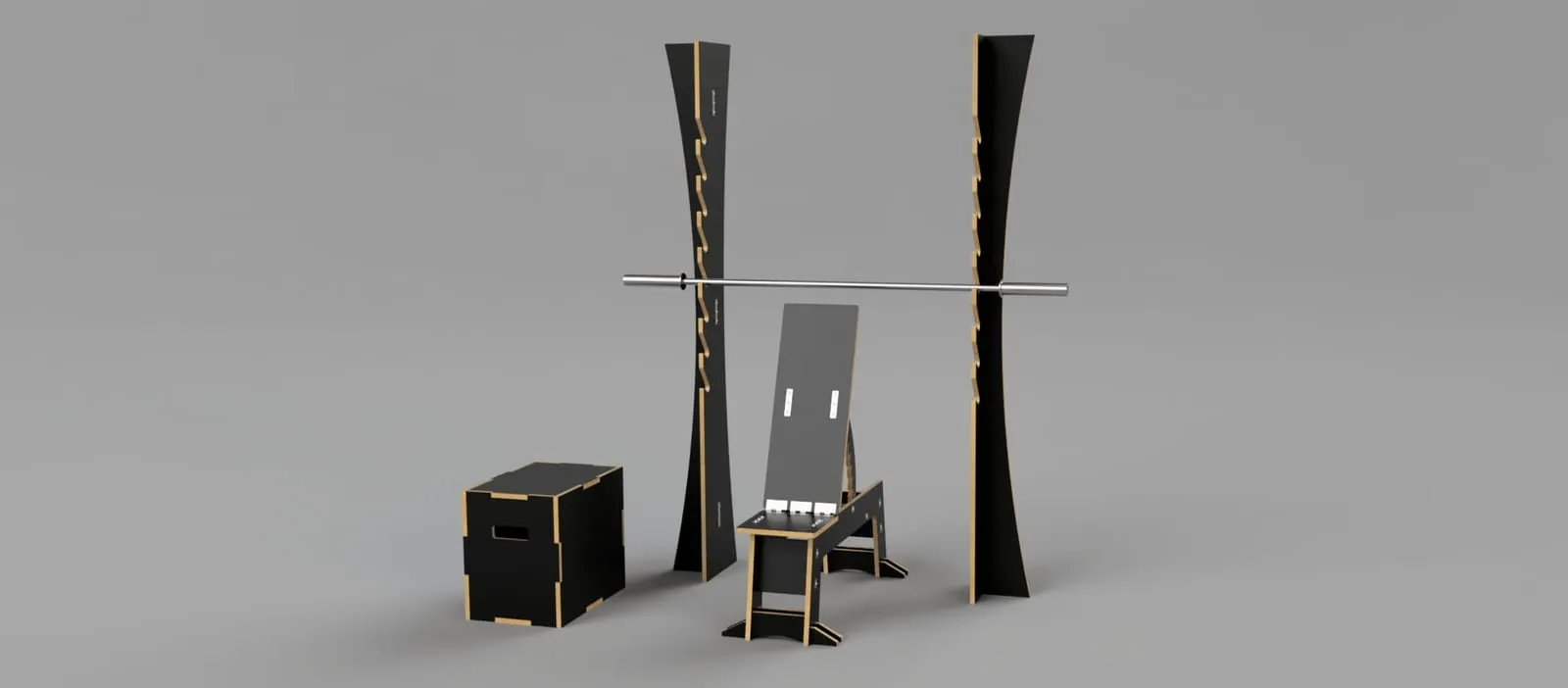 DIY Plywood Gym — photo 1